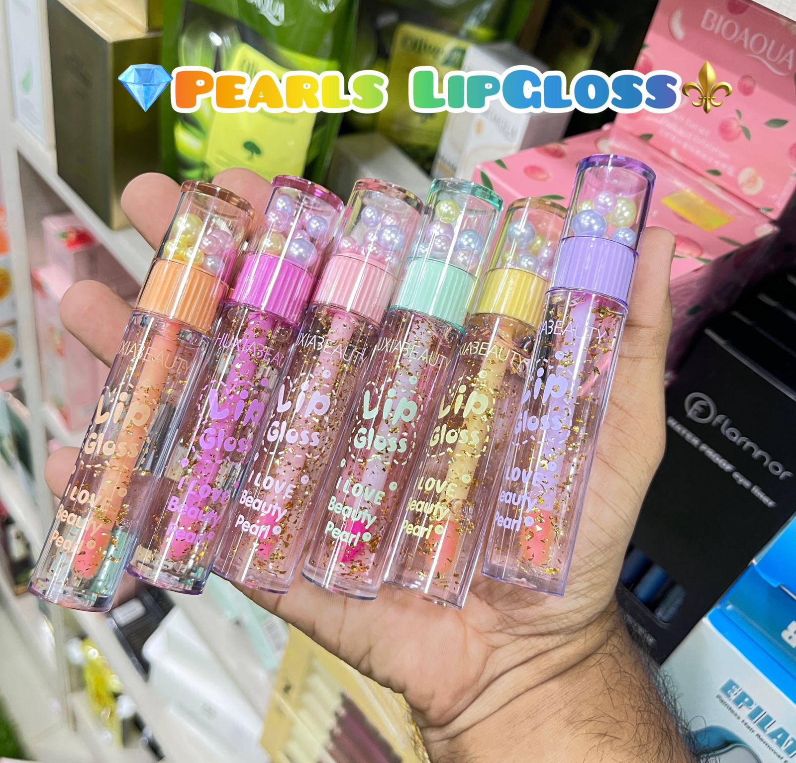 Set Of 6 Pearl Pink Magic Lip Gloss, Moisturizing Plumping Lip Tint, Non Sticky Lip Gloss Set Of 6 Pearl Pink Magic Lip Gloss, Moisturizing Plumping Lip Tint, Non Sticky Lip Gloss